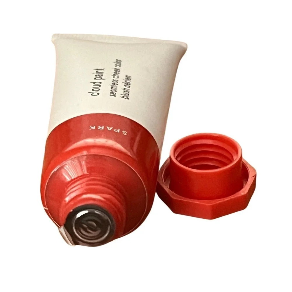 Glossier‎ Cloud Paint Blush Women 10ml Spark Bright Poppy Red Liquid Gel Cream